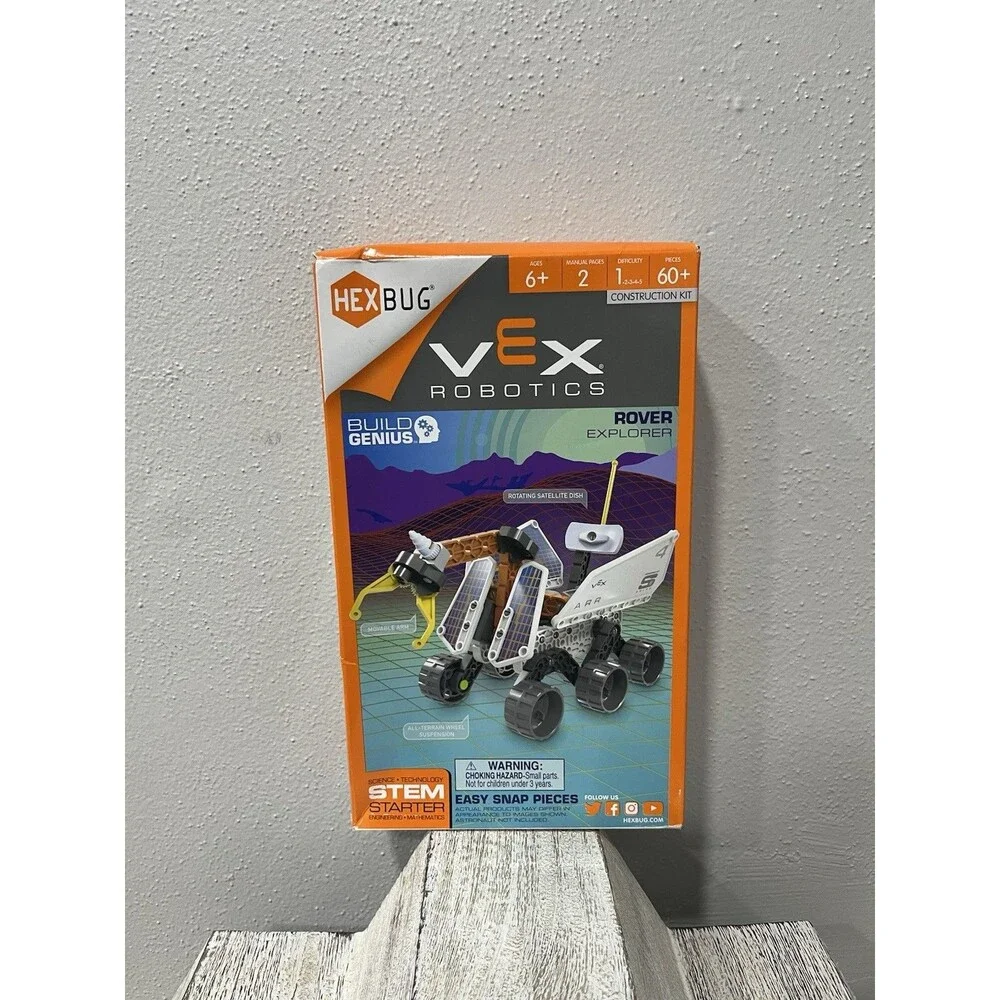 HEXBUG VEX Robotics Build Genius Rover Explorer STEM Construction Kit NEW